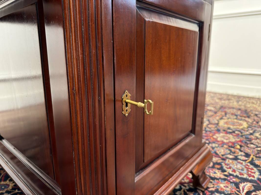 Classic English Chesterfield Partnerdesk Desk