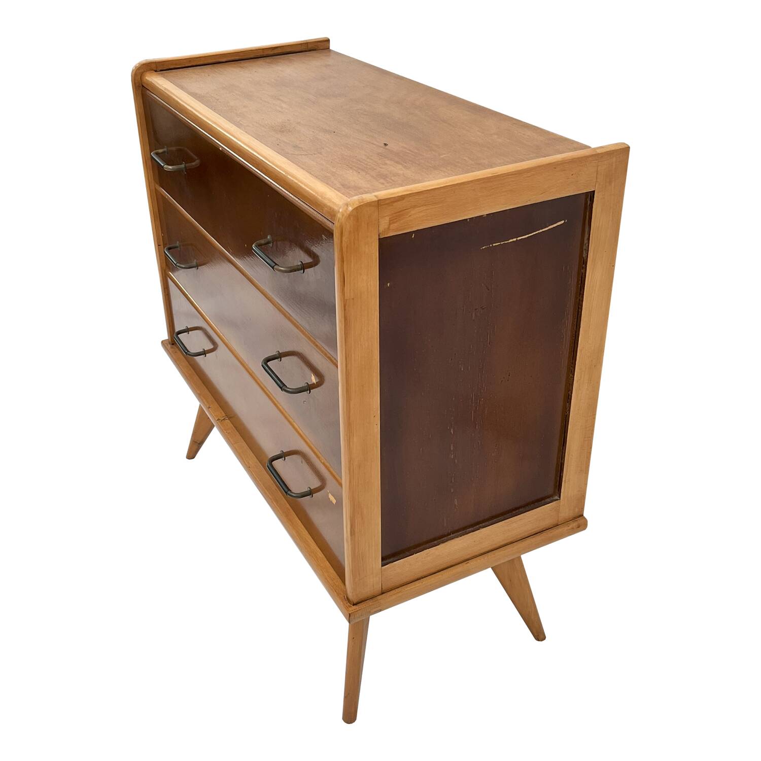 Commode en bois au style scandinave