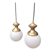Suspensions laiton et verre