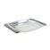 Square stainless steel tray, Danish design, 1970s, made in Denmark