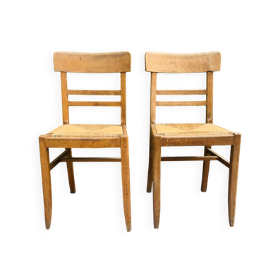 Paire de chaises vintage