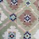 Large flat carpet Durhi India 317x482 cm