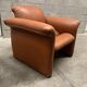 Paire fauteuils cuir design italien