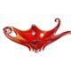 Decorative bowl by Murano Mandruzzato, Italy, 1950s