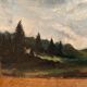 Rural landscape painting by Yetty Leytens