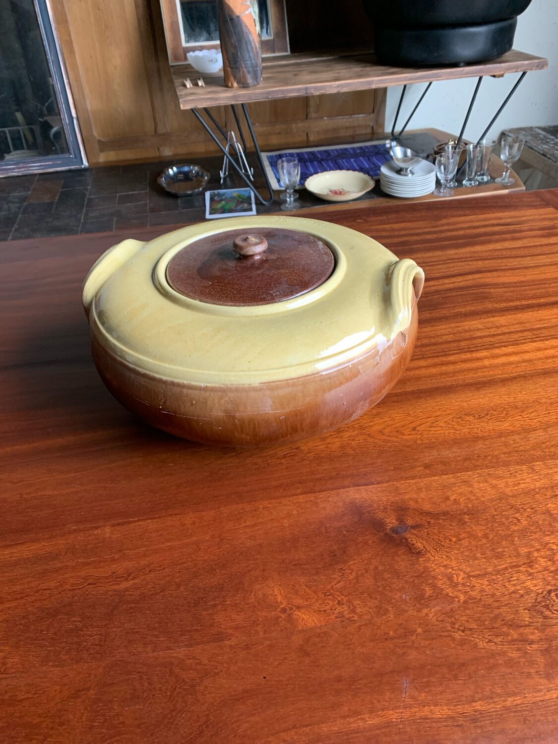 Old tripière in Orchies earthenware