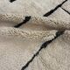 Sala - Custom black and white Moroccan Berber rug