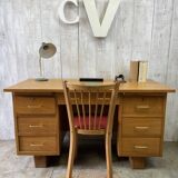 Vintage desk set and Baumann chair
