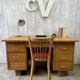 Vintage desk set and Baumann chair