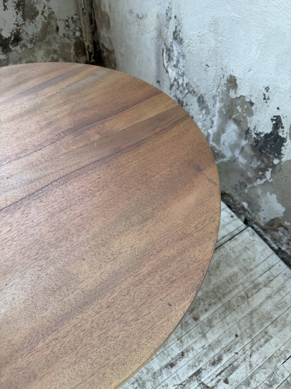 Constructivist gueridon 1950 mahogany