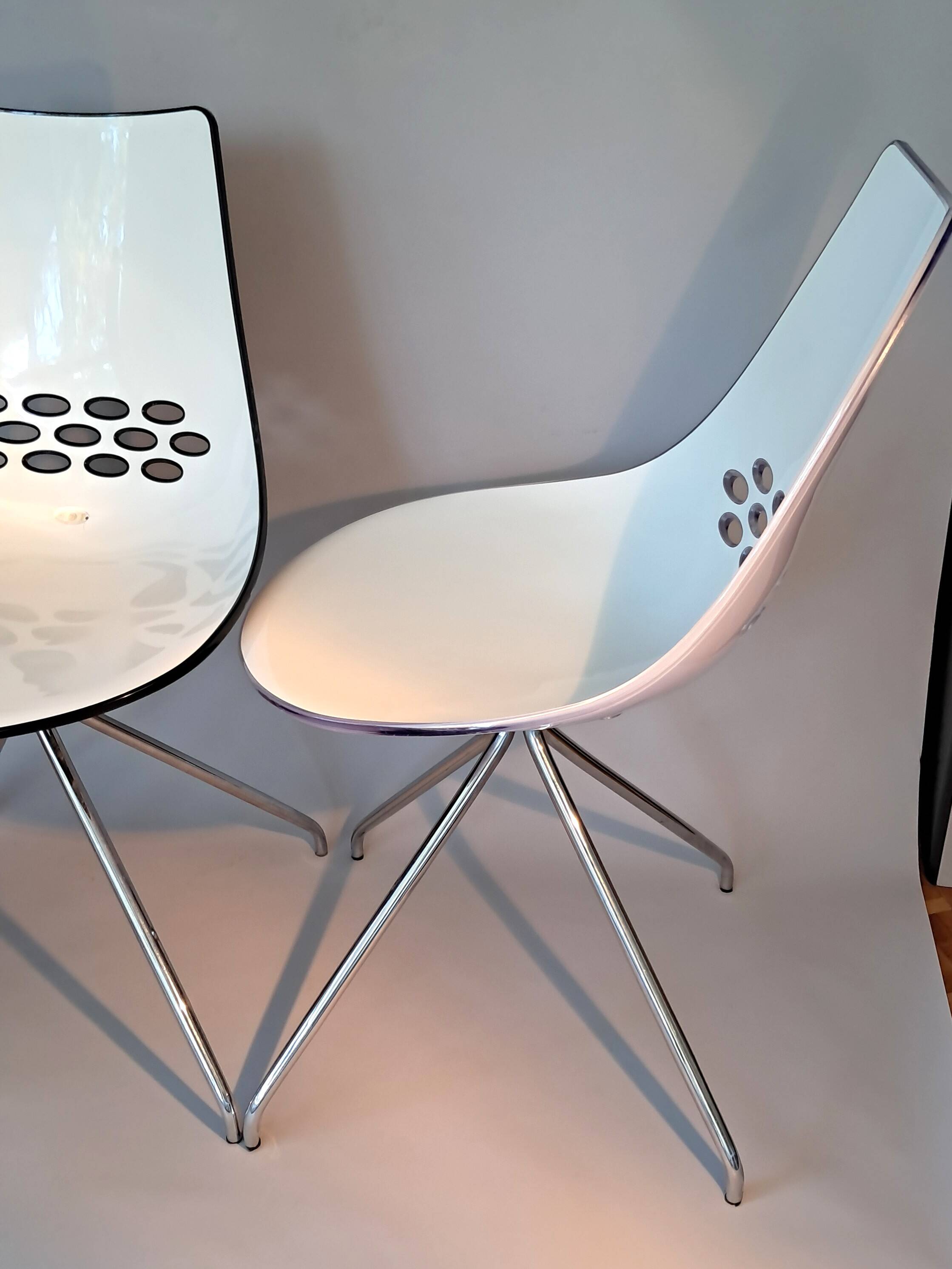 Paire de chaises Calligaris modèle Jam, made in Italy