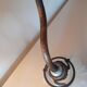 Art Nouveau glass wall lamp