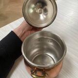 Antique solid tin-plated copper set – French manufacture – Gaillard