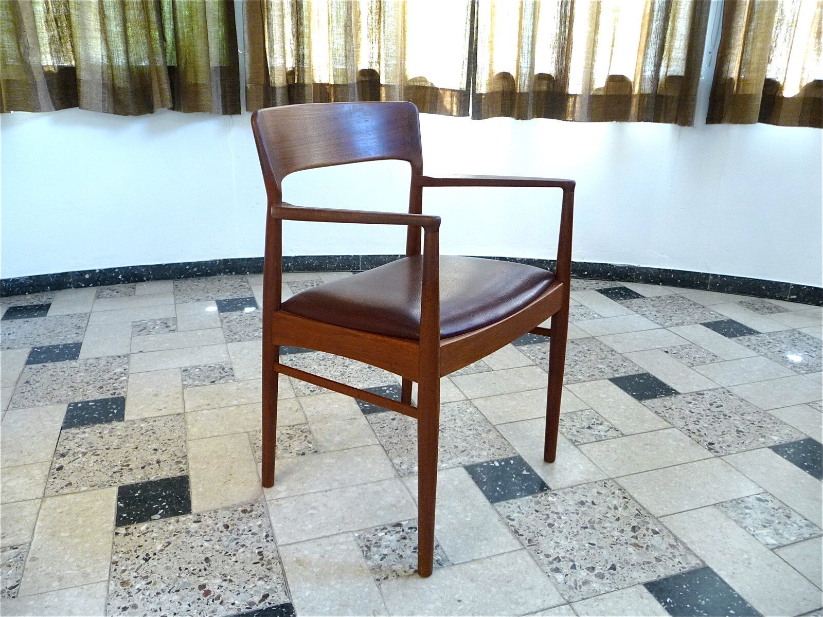 Set of 2 Scandinavian teak armchairs from Korup Stolefabrik, Denmark 1960s
