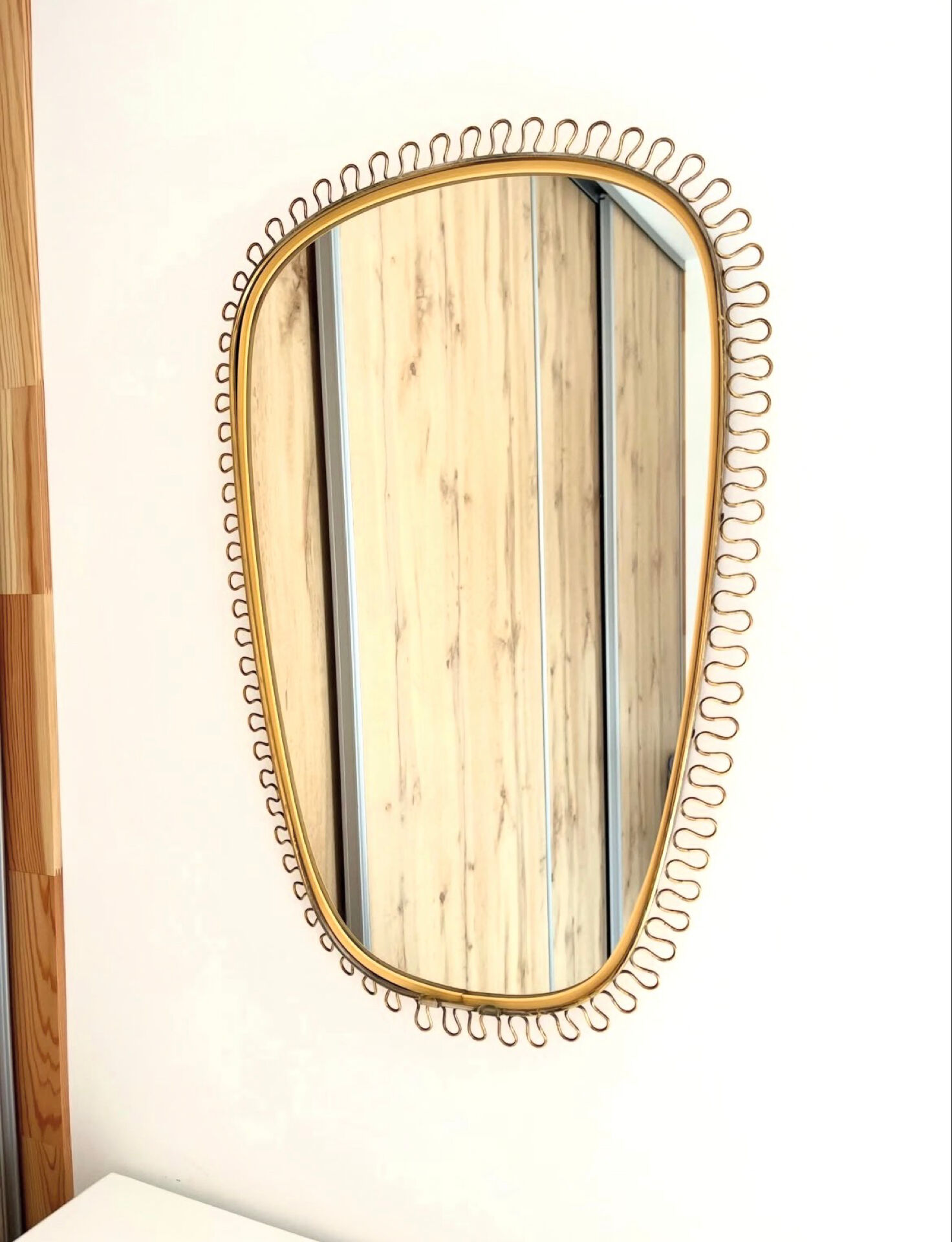Vintage rear-view mirror
