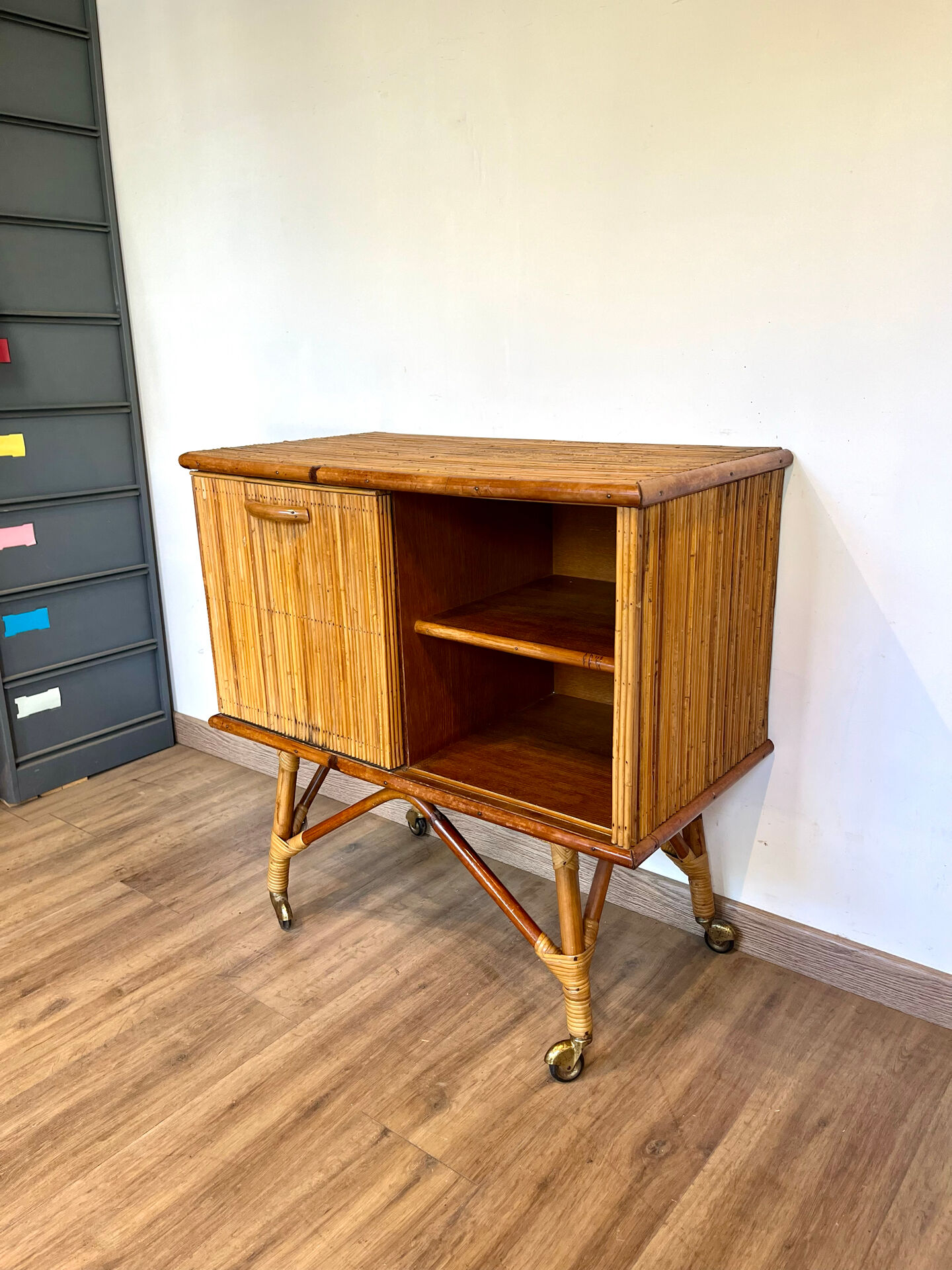 Rattan sideboard