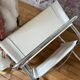 Chrome and leather chair