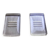 2 Lalique knife holders