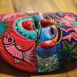 Vintage artisanal Mexican mask