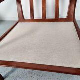 Pair of Scandinavian teak armchairs, Denmark 60s