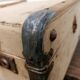 Old wooden suitcase