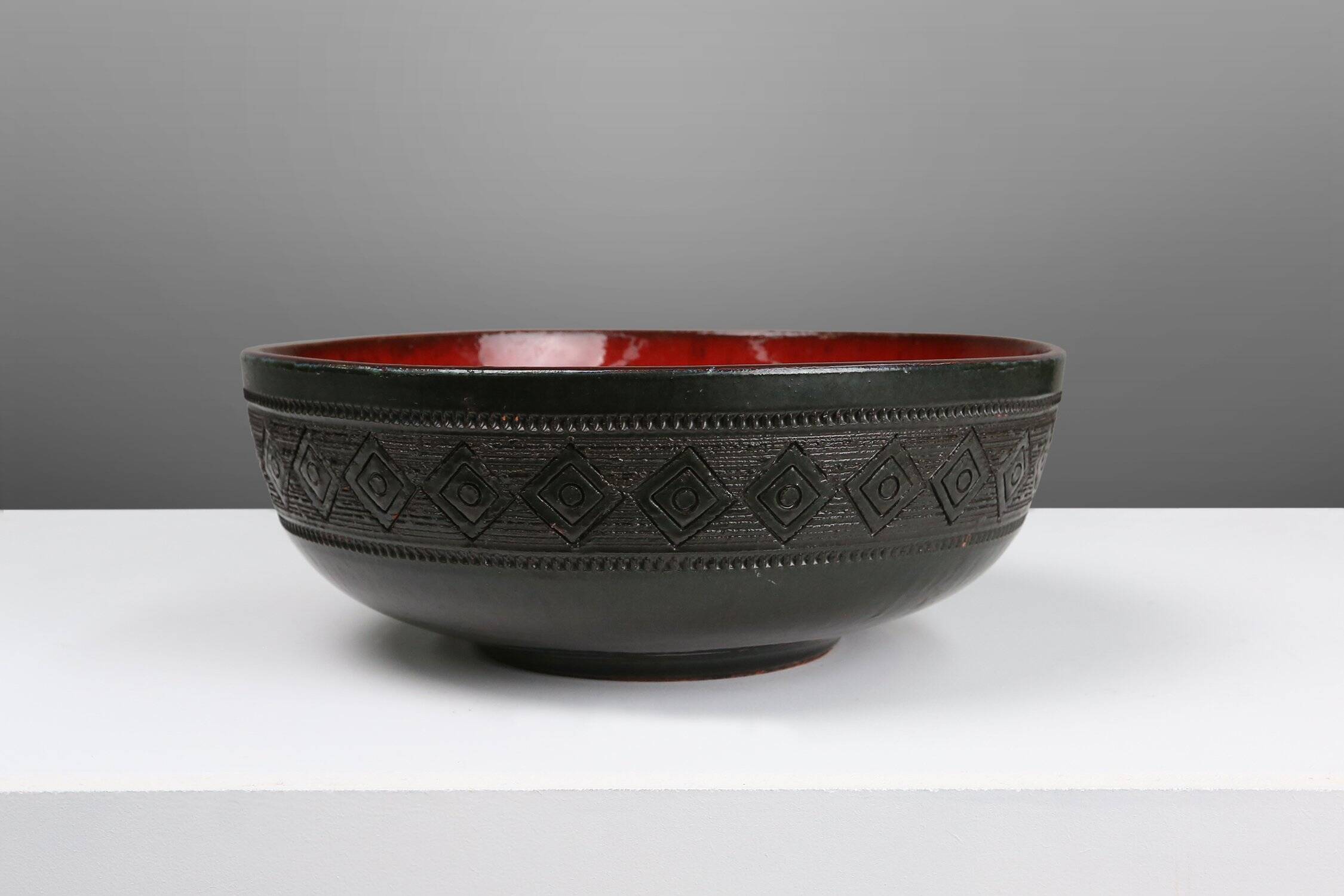 Mid-Century Amphora Bowl by Rogier Vandeweghe, Belgium 1960s