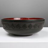 Mid-Century Amphora Bowl by Rogier Vandeweghe, Belgium 1960s