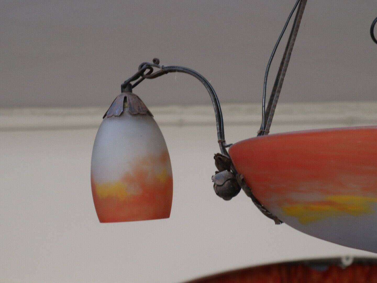 Suspension Croismare à 4 feux de lumière