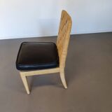 Donghia Block Island chairs 1990s original leather seats. 5 x armrests, 2 x without by John Hutton