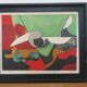 Original lithograph signed by Danièle PERRÉ (1924-2009) Abstract composition, 1961.