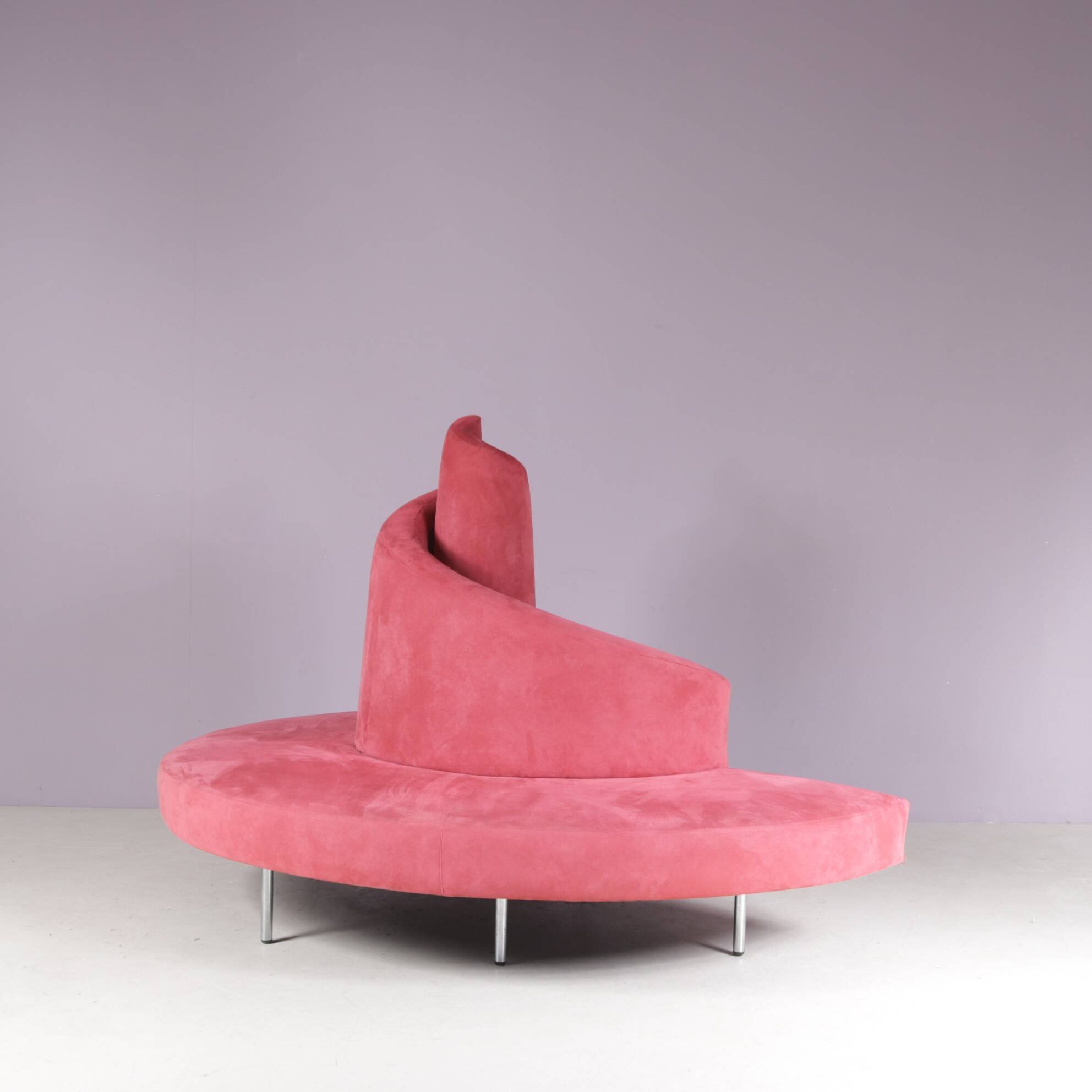 Canapé rond Tatlin des années 1980 par Edra Italie