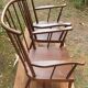 Paire de fauteuils éventail Baumann