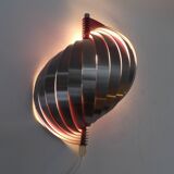 Henri Mathieu Kinetic Spiral Style Wall Light
