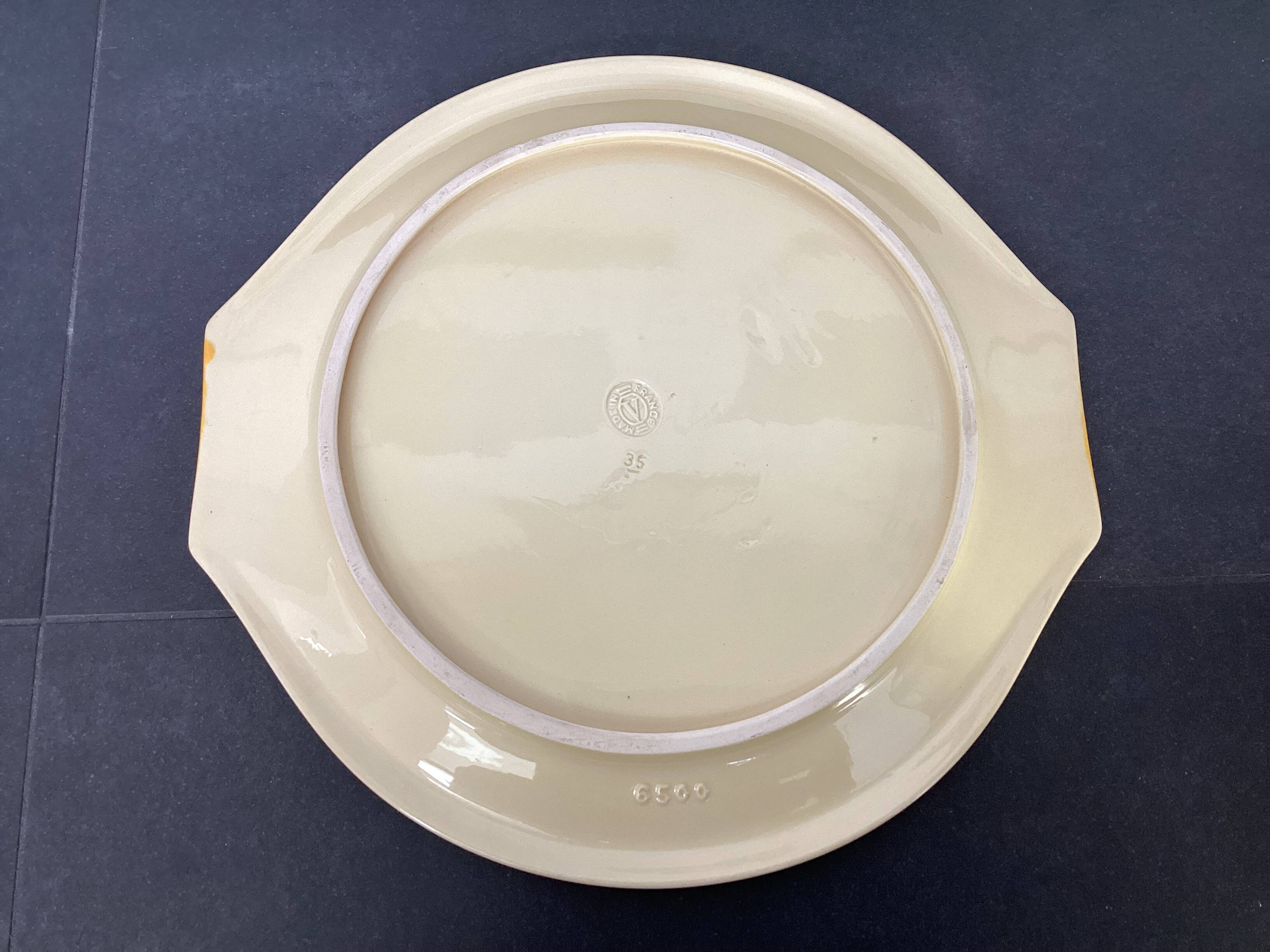 Ceramic cake dish Verceram, 1950s-60s