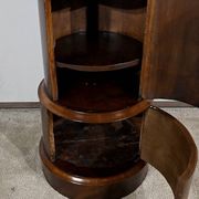 Rare Somno with two doors in Burl Mahogany, Empire period – Early 19th century