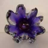 Large Italian bowl in purple Murano glass, 1960s