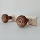 Rustic vintage wall coat rack