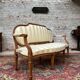 Natural wood sofa Louis XVI XVIII century
