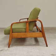 Green Banquette Daybed from Czechoslovakia 1960