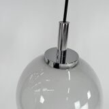 Set of 2 Mid Century Hanging Bol Lamps by Glashutte Limburg, 1970s