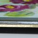 Hellebores painting, signed framed painting