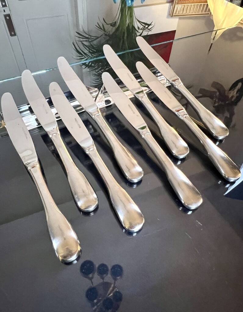 Vintage Knives - Stainless Steel - Old Cutlery - Tableware Service