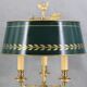 Solid bronze hot water bottle lamp empire style "Lucien Gau"