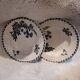 2 assiettes creuses en terre de fer