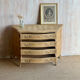 Louis XV provincial commode in solid oak – marquetry top
