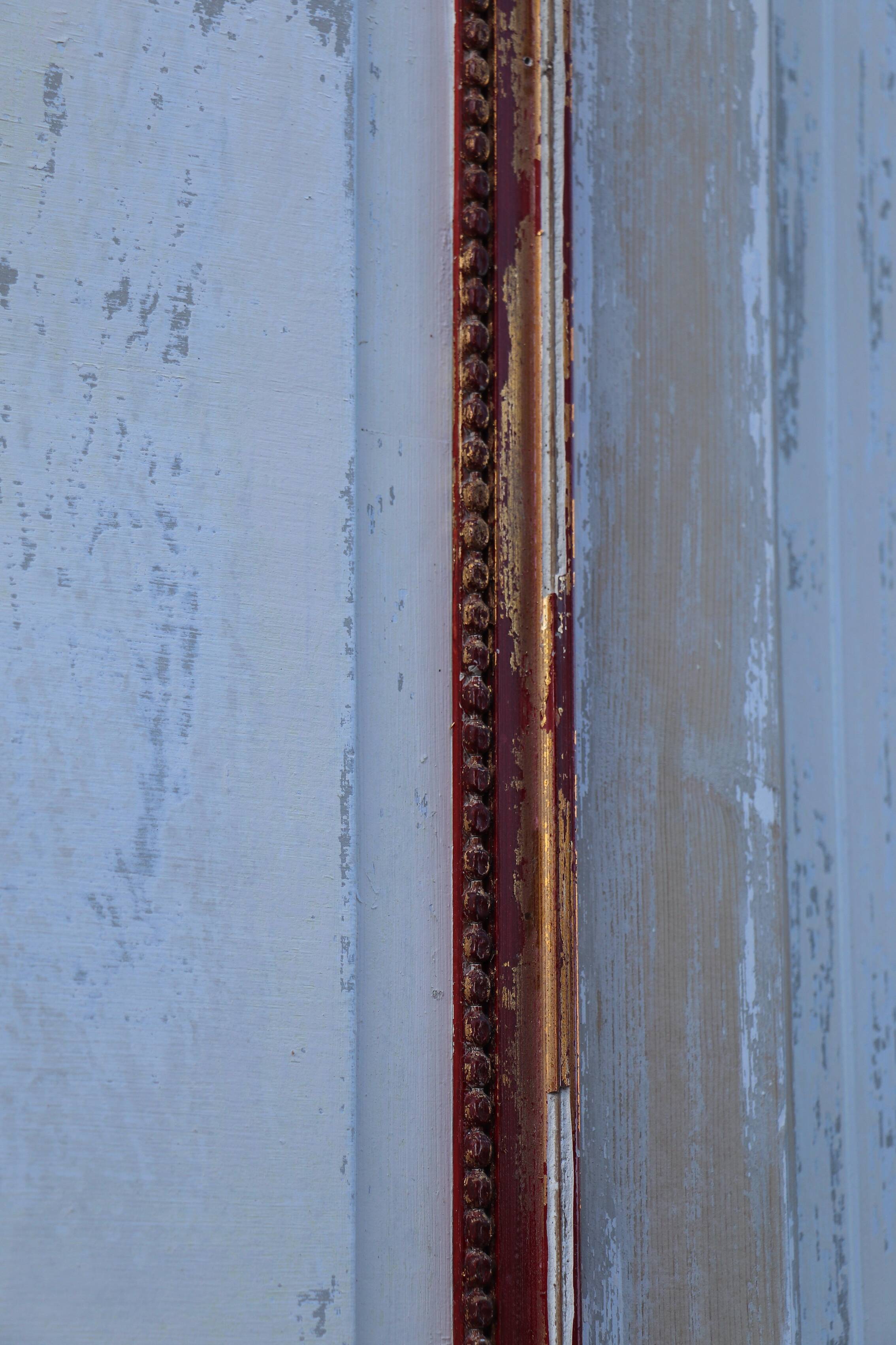 Large 18th-century Directoire trumeau, fireplace mirror