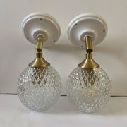 Paire d’appliques vintage