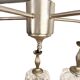 Mid-century modern cascade chandelier veb narva leuchten, germany, 1970s.