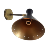 Wall lamp cocotte black interior gold