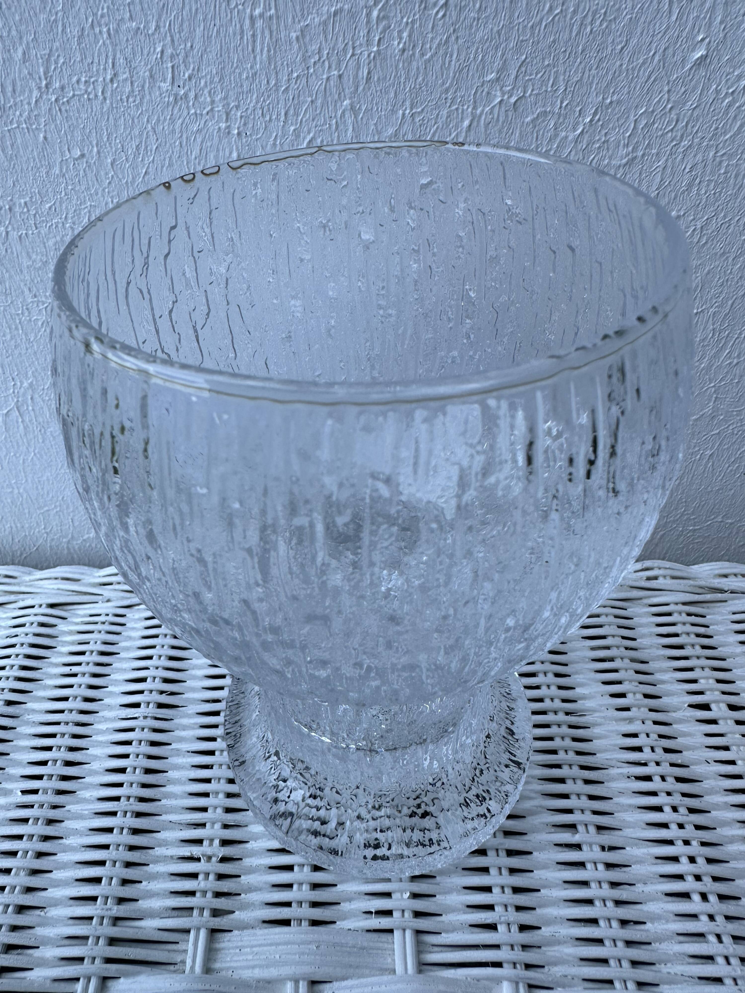 6 Finnish crystal glasses Timo Sarpaneva Kekkerit Ölkky Littala